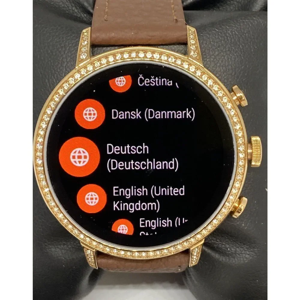 Fossil Gen 4 Authentic Digital Dial Smart Watch Custom Band FTW6011 LT422